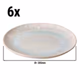 LIGHT BLUE SEA - طبق مسطح - قطر 28,5 سم - أزرق (قطع x6)