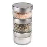 (6 pieces) PEUGEOT | MAESTRO - Salt Bar - u'Select - Light Graphite - Height: 110mm - incl. three premium salt jars