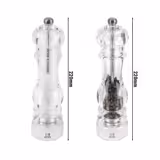 (12 piese) PEUGEOT | NANCY - Râșniță de sare și piper - Acrilic - Înălțime: 220mm