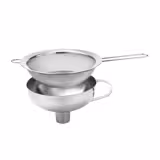 iSi | Funnel with Sieve – 2-Piece Set – Stainless Steel