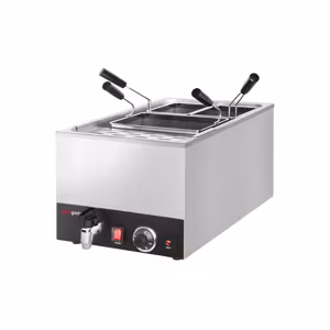 Cocedor de pasta - 25 litros - 3,25 kW - con grifo de vaciado - incl. 3 cestas