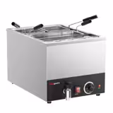 Elektrische pastakoker - 25 liter - 3,20kW - met aftapkraan - incl. 3 manden - tafelmodel