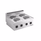 Elektrisch fornuis - MARIO 700 - 800x700x430mm - 9,20 kW - 4 platen rond