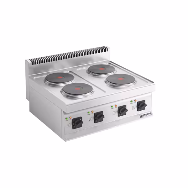 Ηλεκτρική κουζίνα - 9,2 kW - 4 Στρογγυλές Εστίες