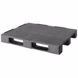 (3 pz) EPAL Europallet in plastica riciclata - Portata: 1000kg - Grigio scuro