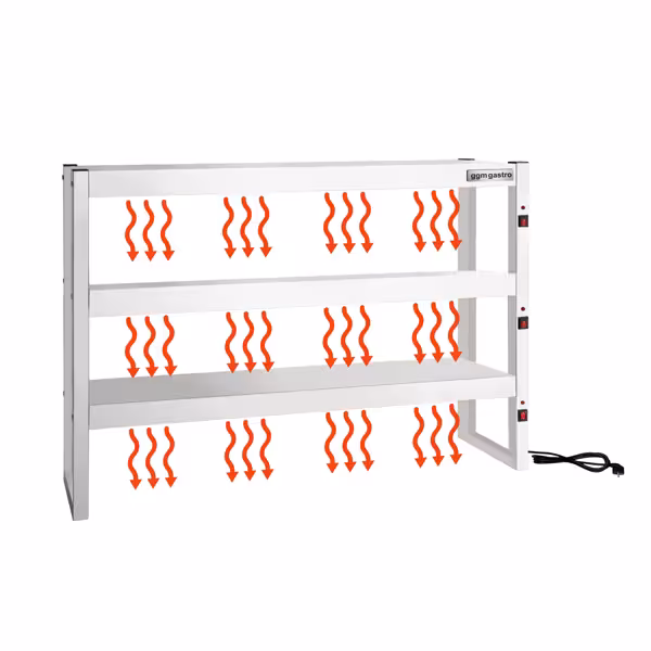 Mostek grzewczy na podczerwień - 1500x300mm - 2,16kW - 3 podgrzewane poziomy