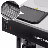 Filterkaffeemaschine - 2x 2 Liter - mit 2 Warmhalteplatten - inkl. 2 Isolierkannen á 2 Liter