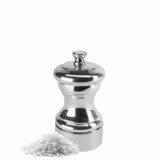(2 stuks) PEUGEOT | MIGNONNETTE - Zoutmolen - Roestvrij staal - Verzilverd - Hoogte: 100mm