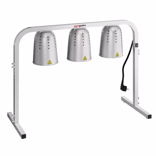 Buffet Infrared Heat Lamp - Height-adjustable - 750W - E27 - Silver