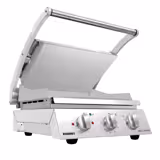ROBAND | Kontaktgrill / Hamburger Grill - 2,2 kW - oben & unten Glatt - Grillfläche: 375x275mm