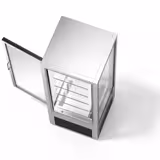 Commercial cake display fridge - 440L - Double glazing - with 5 glass shelves - 1 rear glass door