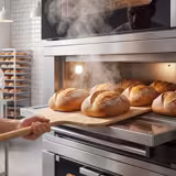 Bakkerij-Elektrisch-Combisteamer - Digitaal - 6x 600x400 - incl. wassysteem & afzuigkap - incl. rijskast