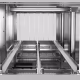 Lave-vaisselle à convoyeur - Commande électronique (affichage numérique) - 31kW - panier 500x500mm - avec tunnel de séchage - Table d’entrée à gauche