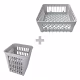 Doppia parete Mini-Lavabicchieri professionale - Meccanica (elettromeccanica) - 2,77kW - Cesto 35x35 - con dosatore brillantante, pompa di scarico & porta a doppia parete