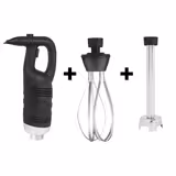 Frullatore a immersione professionale con aste removibili 300&250mm e frusta - 650W - Velocità fissa - 18000rpm