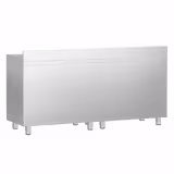 Arbeitsschrank - für Kaffeemaschine - 2000x600mm - mit 4 Flügeltüren & Aufkantung