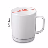 (50 st) Mugg 25 cl - Vit