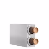 Cup Dispenser - Stainless Steel - with 2 dispensers