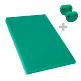 Non-slip chopping board – 300×500 mm – HACCP compliant – green