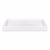 (16 ks) (16 tlg) Přepravka na těsto-set - 16 nádob - EN 600x400 - Výška: 70 mm - Polypropylen - bílá