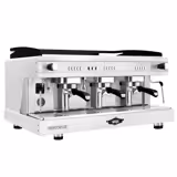 WEGA | Pegaso Plus – Machine à expresso à porte-filtre – 3 groupes – 5,3 kW – avec mousseurs à lait & eau chaude – Blanc
