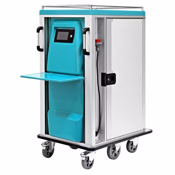 Maaltijdwagen - verwarmd & gekoeld - 24x 575x325mm - incl. 24 speciale dienbladen 37/63