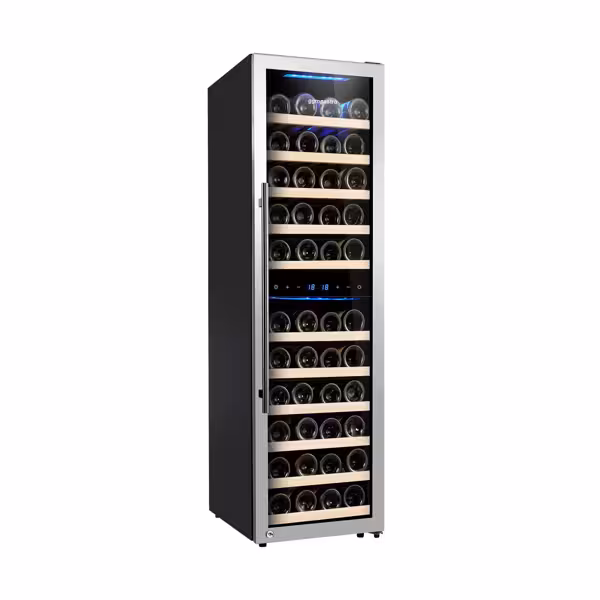Commercial Wine Fridge - Dual Zone - 160L - max. 53 bottles