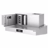 Afzuigkap - afvoer of recirculatie - 1600mm - 98% vetscheidingsgraad - met touchbediening - LED-verlichting