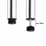 Warmhoudbrug PREMIUM - Keramisch - 2000x370mm - 1,75kW - 2 verwarmde etages, 1 plank - in hoogte verstelbaar