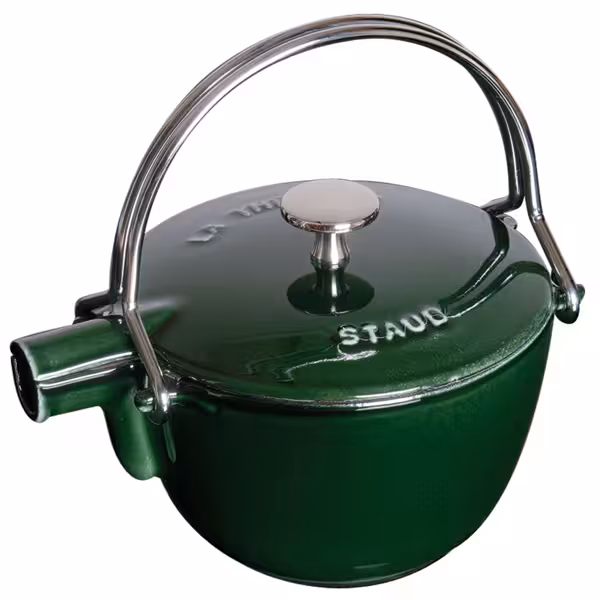 STAUB | SPECIALITIES - Theepot - 1,1 liter - Gietijzer - Basilicumgroen