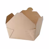 (300 pieces) Take-away box - carton - 1200ml - brown