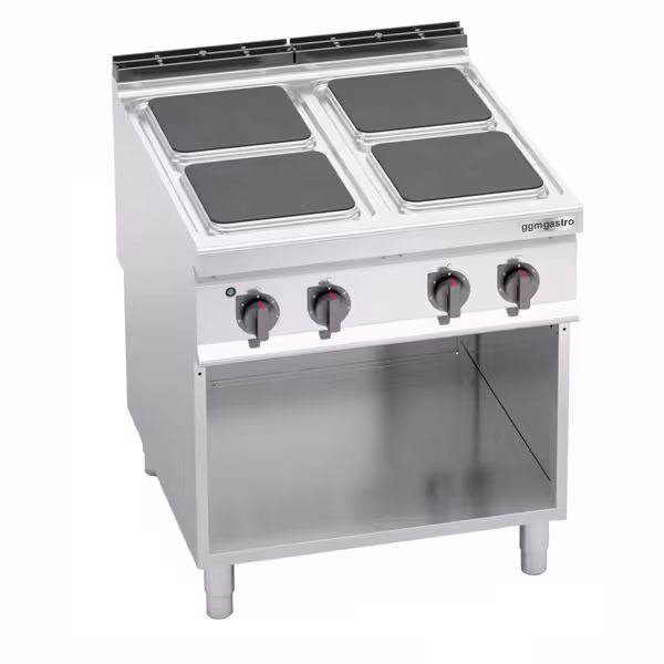 Ηλεκτρική κουζίνα - 14 kW - 4 Τετράγωνες Εστίες