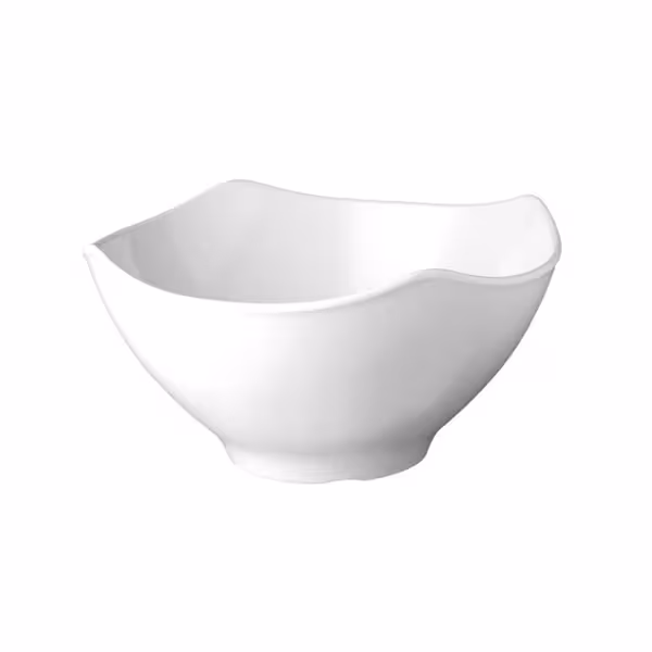 (6 pcs) Coupe - GLOBAL BUFFET - Mélamine - 6L - carré - 350x350mm - Profondeur : 170mm - Blanc