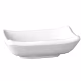 (6 Stück) Dipschälchen - ZEN - Melamin - 50 ml - 90x70mm - Weiß