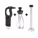 Blender ręczny włącznie ramieniem miksującym 400mm & trzepaczką - 450 W - 1 prędkość	