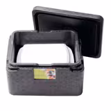 (18 Stück) THERMO FUTURE BOX | Thermobox MINI - 7 Liter - Schwarz