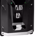 Commercial Coffee Grinder - 1.2kg - with Cooling Fan - Ø 75mm Flat Burrs - Portafilter-Activated - On Demand - Direct to Portafilter - Black