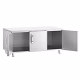 RVS Onderkast - 1200mm - 3 deuren