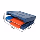 (10 штук) THERMO FUTURE BOX | Thermobox DINNER +2 HOT PACK - синій