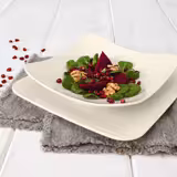 (6 pcs) SELTMANN WEIDEN | Coupe Side Plates – porcelain – dishwasher-safe – cream – square