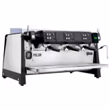 WEGA | Polar - Maquina de cafe espresso - 3 grupos - 6.9 kW - con 2 espumadores de leche y agua caliente - táctil - acero inoxidable