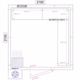Regalset Aluminium - L-Form - Bautiefe: 360mm - Tragkraft: 600 kg