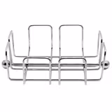 (6 adet) Peçetelik - WIRE - Metal - yaklaşık 50 kokteyl peçetesi - 190x190x65mm - ağırlık çubuğu dahil