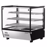 Vitrine chaude - 702mm - 1,10kW - avec 3 étagères - à poser