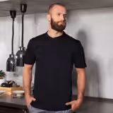 (6 Stück) KARLOWSKY | Kurzarm Herren Arbeitsshirt Performance - Schwarz - Größe: 5XL