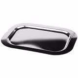 (6 pz) Vassoio da servizio - FINESSE - Acciaio inox - 475x300mm - Altezza: 15mm - lucido