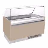Vetrina Gelato LIAM - 1562mm - Refrigerazione statica - per 13+13x Vasca da gelato da 5 Litri - Beige
