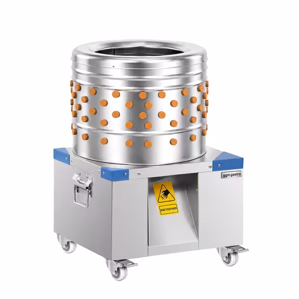 Geflügelrupfmaschine mit 142 Rupffingern - Trommel Ø 550mm