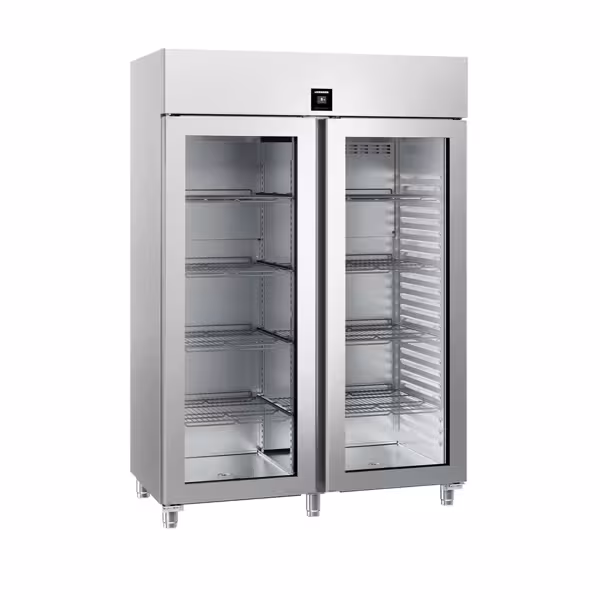 LIEBHERR | Kühlschrank Edelstahl PERFECTION - 1414 Liter - GN 2/1 - Innen Edelstahl - mit 2 Glastüren & WiFi