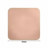 (4 pieces) SELTMANN WEIDEN | Square Coupe Dinner Plates – Porcelain - 29 x 29 cm - Dusty Rose